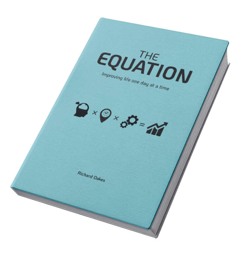The front cover of The Equation by Richard Oakes.